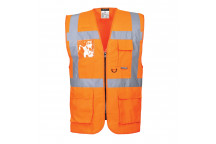 S476 Berlin Executive Vest Orange 5XL