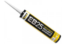 Everbuild EB25 Hybrid Sealant Adhesive White 300ml