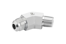 9/16\"-18 UNF x 1/4\" NPT Elbow