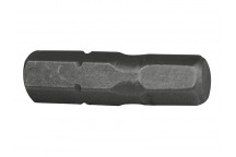 Faithfull Hex S2 Grade Steel Screwdriver Bits 8 x 25mm (Pack 3)