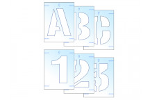 Scan Letter & Number Stencil Kit 100mm