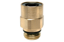 M12 x 1.5 Metric Male x 10mm OD Straight Adaptor
