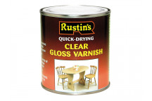 Rustins Quick Dry Varnish Gloss Clear 1 litre