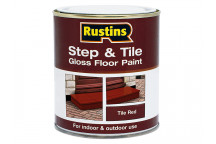 Rustins Quick Dry Step & Tile Paint Gloss Red 2.5 litre