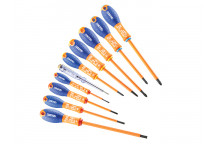 Expert E160912 Insulated Screwdriver Set,10 Piece SL/PH/PZ