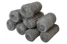 Faithfull Steel Wool, Assorted Grades 20g Rolls (Pack 8)