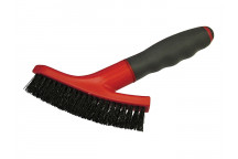 Faithfull Grout Scrubbing Brush Soft-Grip Handle