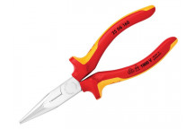 Knipex VDE Snipe Nose Side Cutting Pliers (Radio) 160mm