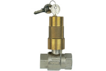 1\"BSP Brass Ball Valve BSPP Full Flow Locking