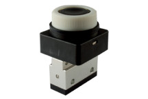 M5 3/2 Micro Push Button Shroudeduded Valve