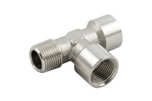 1/2\" BSPT Male x 1/2\" BSPP Female Equal Tee