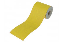 Faithfull Aluminium Oxide Sanding Paper Roll Yellow 115mm x 50m 60G