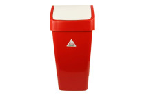 Swing Top Bin Red