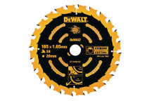 DEWALT Extreme Framing Circular Saw Blade 165 x 20mm x 24T