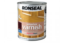 Ronseal Interior Varnish Quick Dry Satin Deep Mahogany 250ml