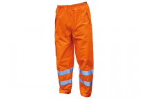 Scan Hi-Vis Orange Motorway Trousers - L (40in)