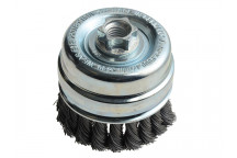 Lessmann Knot Cup Brush 80mm M14x2, 0.50 Steel Wire*