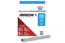 Arrow T50 Staples 10mm (3/8in) Bulk Pack 5000