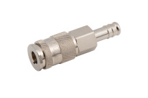 06MM HOSETAIL COUPLING BRASS NICKEL