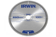 IRWIN Professional Aluminium Circular Saw Blade 250 x 30mm x 100T TCG