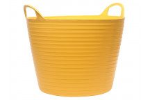 Faithfull Heavy-Duty Polyethylene Flex Tub 60 litres Yellow