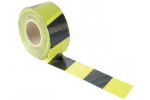 Faithfull Barrier Tape 70mm x 500m Black & Yellow