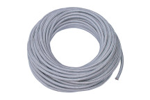 1/4 PROPANE HOSE C/W GALVANISED OVERBRAID 25M
