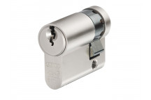 ABUS Mechanical E60NP Euro Half Cylinder Nickel Pearl 10mm / 30mm Visi