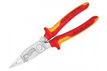 Knipex VDE Multifunctional Installation Pliers with Opening Spring 200mm