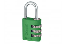 ABUS Mechanical 145/30 30mm Aluminium Combination Padlock Green 46580