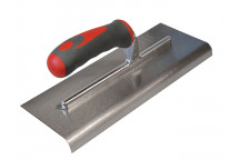 Faithfull Edging Trowel Soft Grip Handle 11 x 4.3/4in