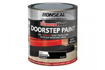Ronseal Diamond Hard Doorstep Paint Black 250ml