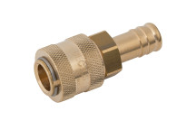1/4\" HOSETAIL COUPLING BRASS UNPLATED