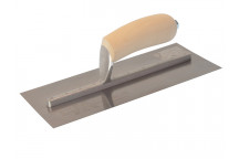 MXS1SS Plasterer\'s Finishing Trowel Stainless Steel Wooden Handle 11 x 4.1/2in
