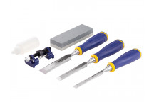 IRWIN Marples  MS500 ProTouch All-Purpose Chisel Set, 3 Piece + Sharpening Kit