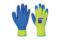 A145 Cold Grip Glove Yellow/Blue Large