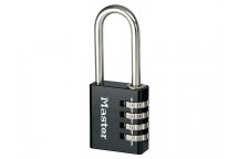 Master Lock Black Finish 40mm 4-Digit Combination Padlock - 51mm Shackle