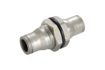 4MM EQUAL BULKHEAD CONNECTOR