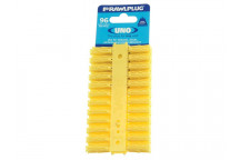 Rawlplug Yellow UNO Plugs 5 x 24mm (Card 96)