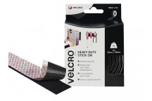 VELCRO Brand VELCRO Brand Heavy-Duty Stick On Tape 50mm x 1m Black