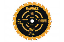 DEWALT Extreme Framing Circular Saw Blade 184 x 16mm x 24T