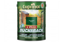 Cuprinol Ducksback 5 Year Waterproof for Sheds & Fences Woodland Moss 5 litre