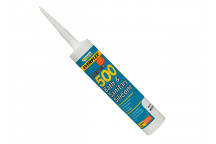 Everbuild 500 Bath & Sanitary Silicone Sealant White 290ml