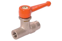 1/8\"BSPF x 4mm 12mm OD Ball Valve 2/2 with Push-in