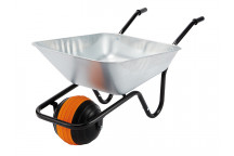 Walsall Boxed 90L Galvanised PP Wheelbarrow - Duraball