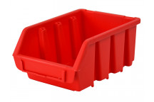 Faithfull Interlocking Storage Bin Size 2L Red 116 x 212 x 75mm