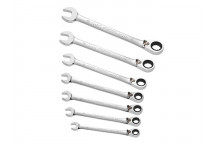 Expert Ratchet Combination Spanner Set, 7 Piece