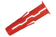 Rawlplug Red UNO Plugs 6 x 28mm (Pack 1000)