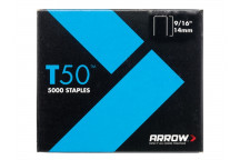 Arrow T50 Staples 14mm (9/16in) Pack 5000 (4 x 1250)