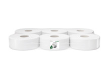 Jumbo Toilet Tissue - 60mm Core White 2-ply 6 pack (9.5cm x 410m)